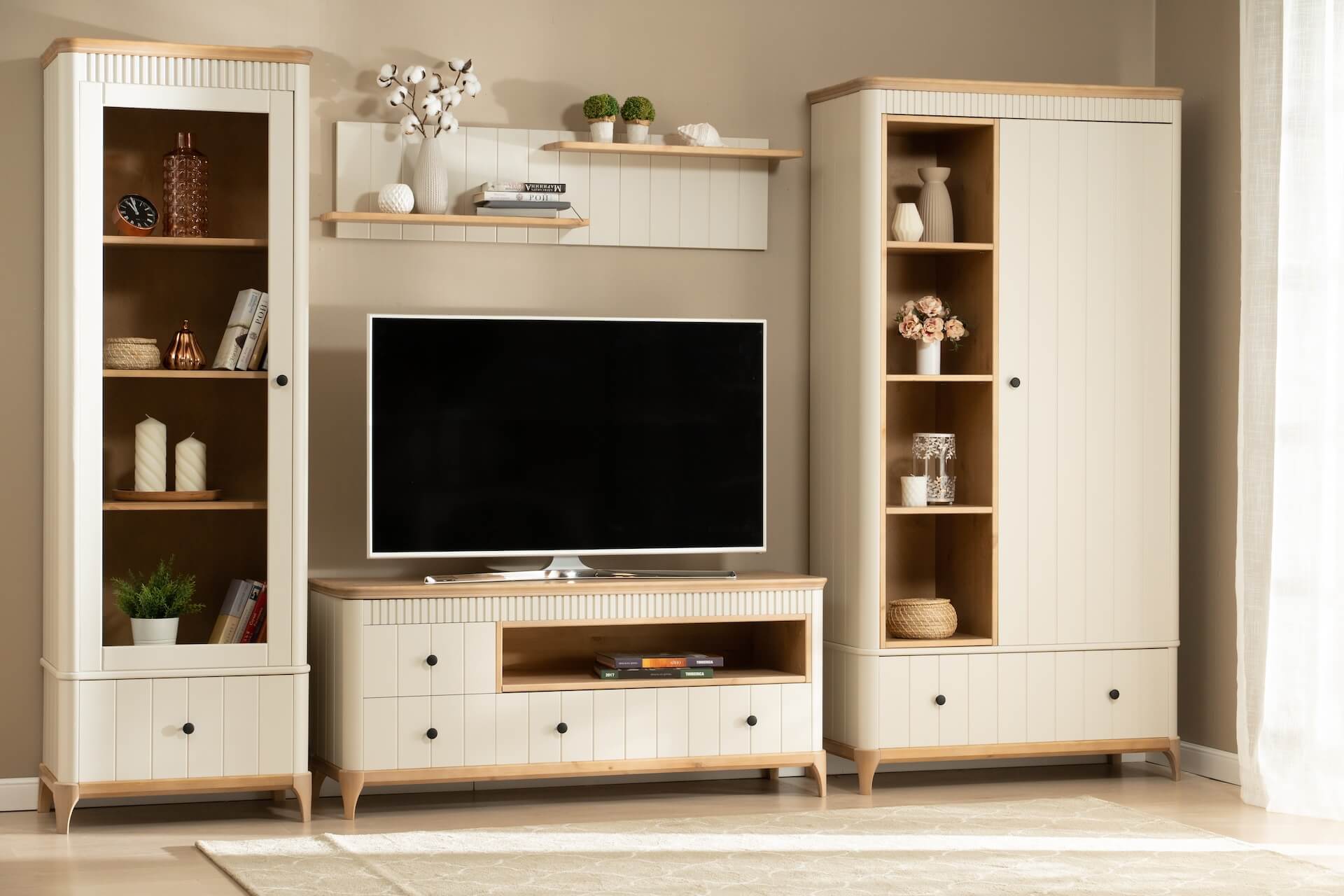 Шкаф 1-ств Грета №8-140/180 Тимберика